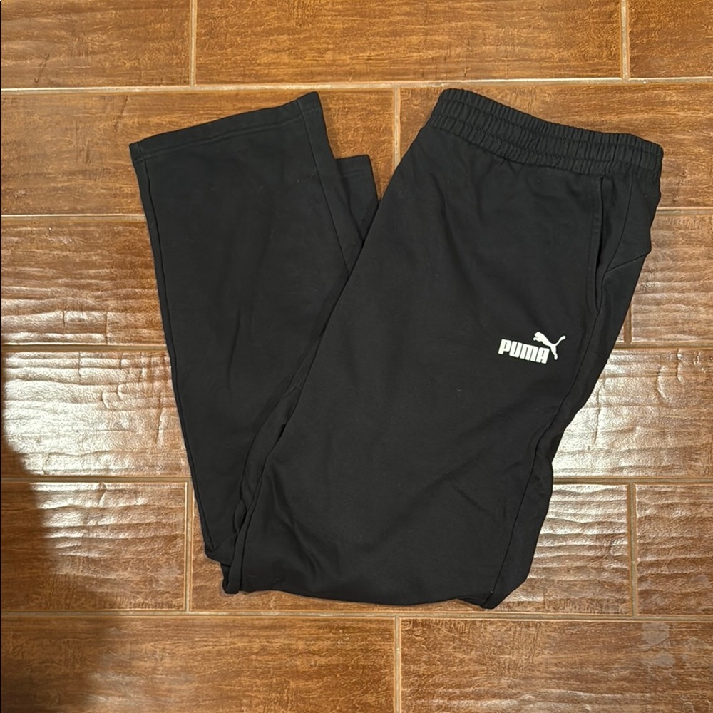 Puma Black Sweatpants Tapered Joggers 3XL